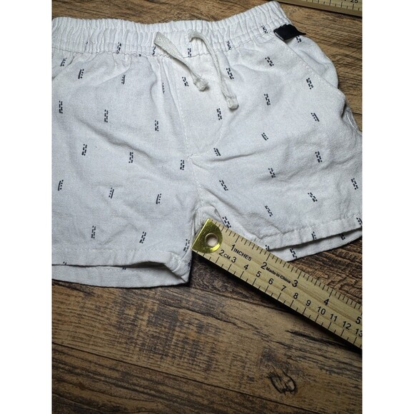 Volcom Baby Boys Outfit Set 12M – White Button-Up Shirt & Shorts Matching Set - Picture 4 of 8